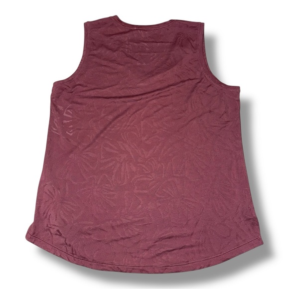 NWT ATHLETA Essential V-neck Tank - XL Floral Essence Tawny Rose - Picture 5 of 12